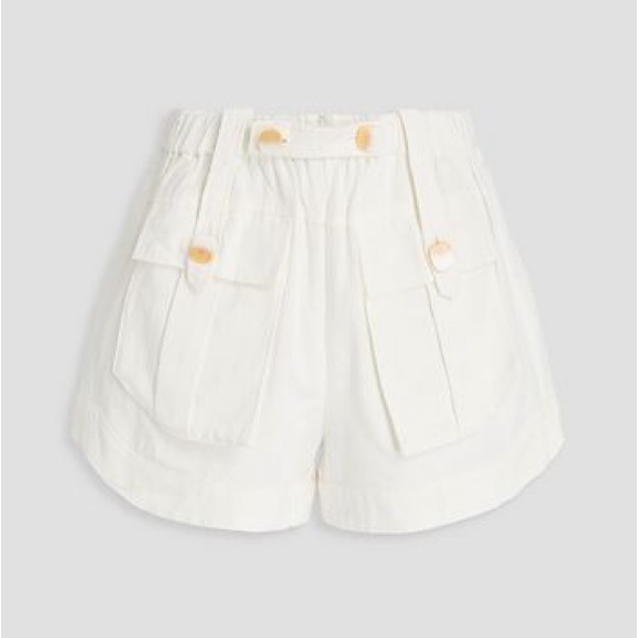 Farm Rio Off-White Cargo Pockets Shorts size 26 small - Picture 7 of 14